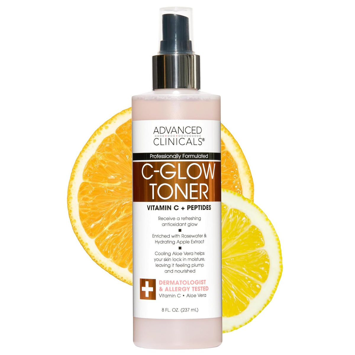 Advanced Clinicals Vitamin C Glow Facial Toner Mist