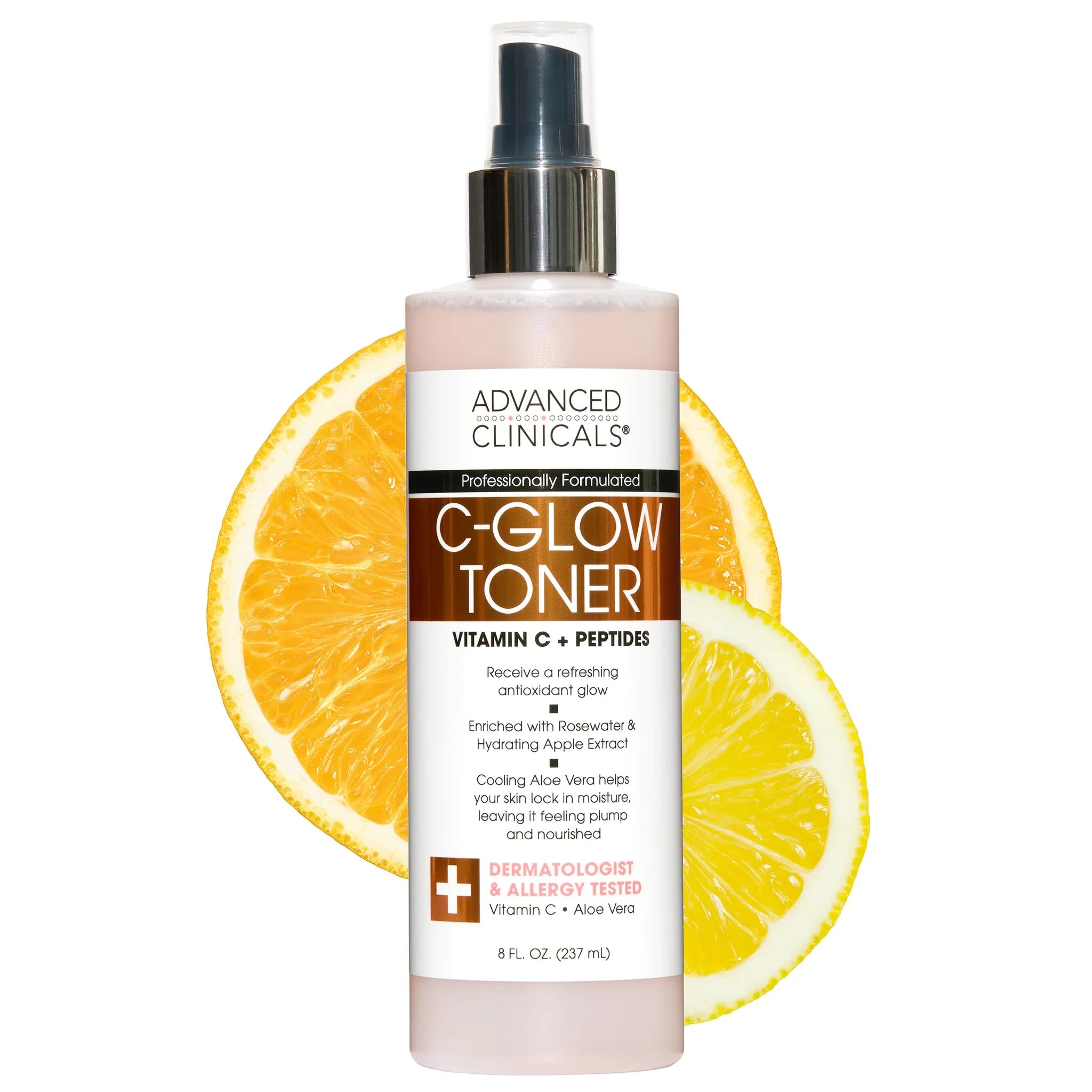 Advanced Clinicals Vitamin C Glow Facial Toner Mist