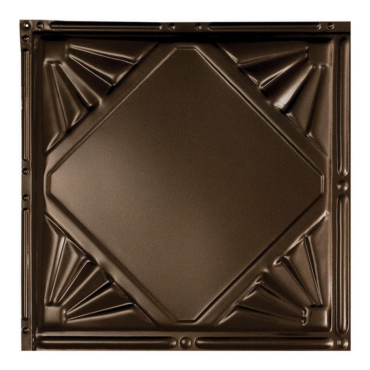 Erie Bronze Burst Nail-Up Ceiling Tile Sample (12x12 Inch)