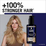 Schwarzkopf Gliss Night Elixir: Overnight Hair Repair Serum, 100ml