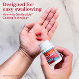 GenericName_ مُسكن ألم وفيروريدucer من تيلينول، 200 حبة، 500 ملغ من الأسيتامينوفين مع تكنولوجيا Gentleglide.