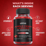 Apple cider vinegar gummies for weight loss and detox support.