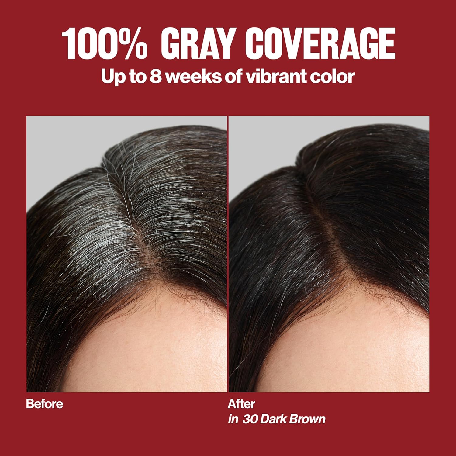 Revlon ColorSilk with Bond Repair Complex, Permanent Hair Color, 100% Gray Coverage, Ammonia Free Hair Dye, Vegan Keratin, 43 Medium Golden Brown