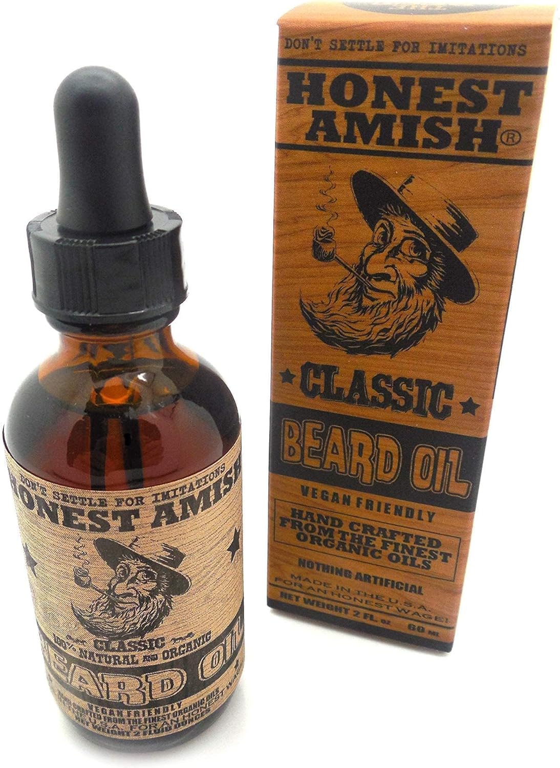 Honest Amish - Classic Beard Oil - 2 Ounce