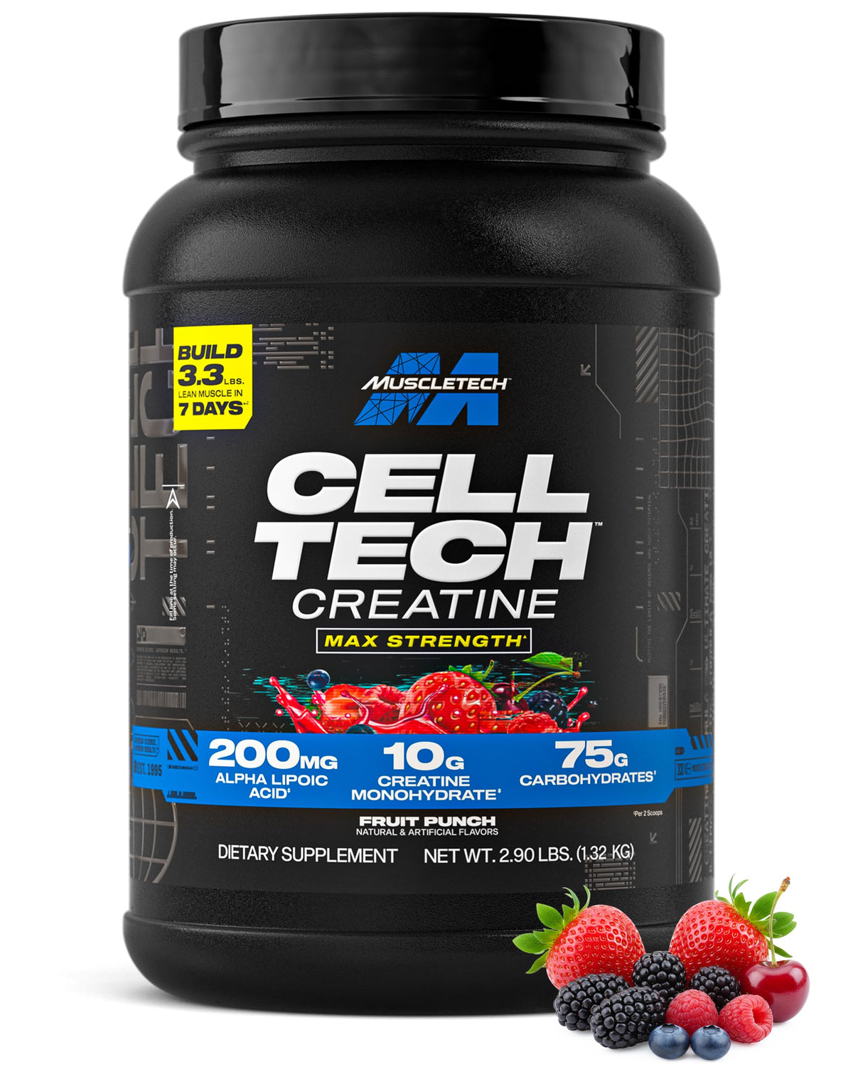 MuscleTech Cell-Tech Creatine Formula - Fruit Punch - 1.4kg