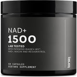 مكمل NAD+ من Toniiq، قوة عالية 1500 ملغ، مع مكونات سريرية، 60 كبسولة.