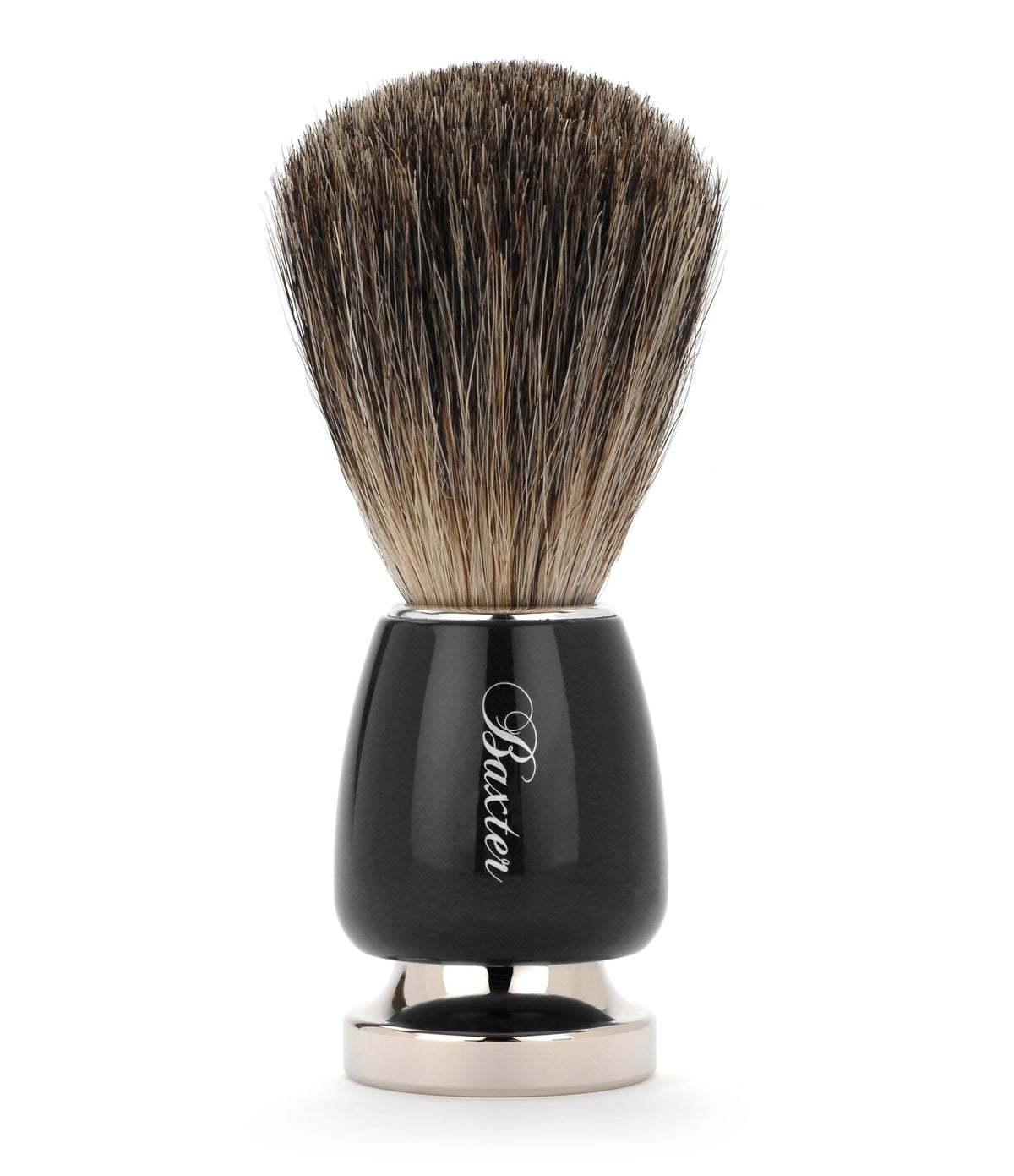 Baxter Of California Premium Badger Hair Shave Brush - Black