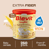 Blevit Plus حبوب إفطار جافة من الحبوب الكاملة المتعددة ٢٥٠ جم - تغذية متكاملة من الحبوب لنمو الأطفال