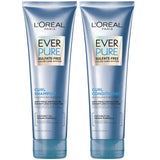 L'Oreal Paris EverCurl Sulfate Free Shampoo and Conditioner Kit for Curly Hair - 8.5 Ounce, Set of 2