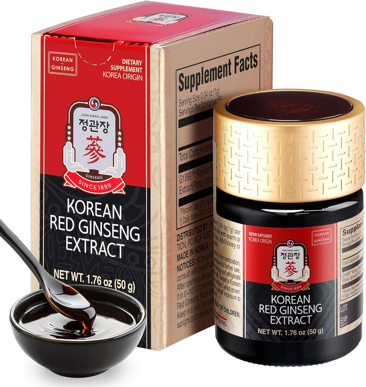 Herbiflix JUNG KWAN JANG Korean Red Panax Ginseng Concentrated Extract ...