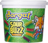 بقالة بورغات للحلويات Sour Buzz مالح وحامض ١٥٠ غم