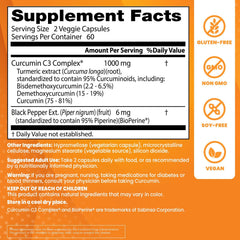 Doctor's Best DRB-00107 High Absorption Curcumin From Turmeric Root with C3 Complex & BioPerine 500mg (120 Capsules)