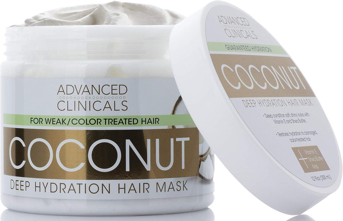 Coconut Oil Deep Hydration Hair Repair Mask - Strengthen & Grow