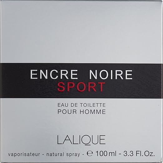 Lalique Encre Noire Sport EDT Spray for Men (3.3 oz)