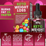 قطرات خسارة الوزن Keto، مع خل التفاح و خلاصة القهوة الخضراء