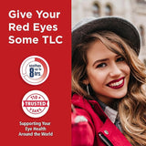 Rohto Max Strength Redness Reliever, Lubricant Eye Drops, Fast, Cooling Relief for Red, Dry, Itchy Eyes, Redness and Dryness Symptom Relief, Soothing Eye Drops, 0.4 fl oz Bottle