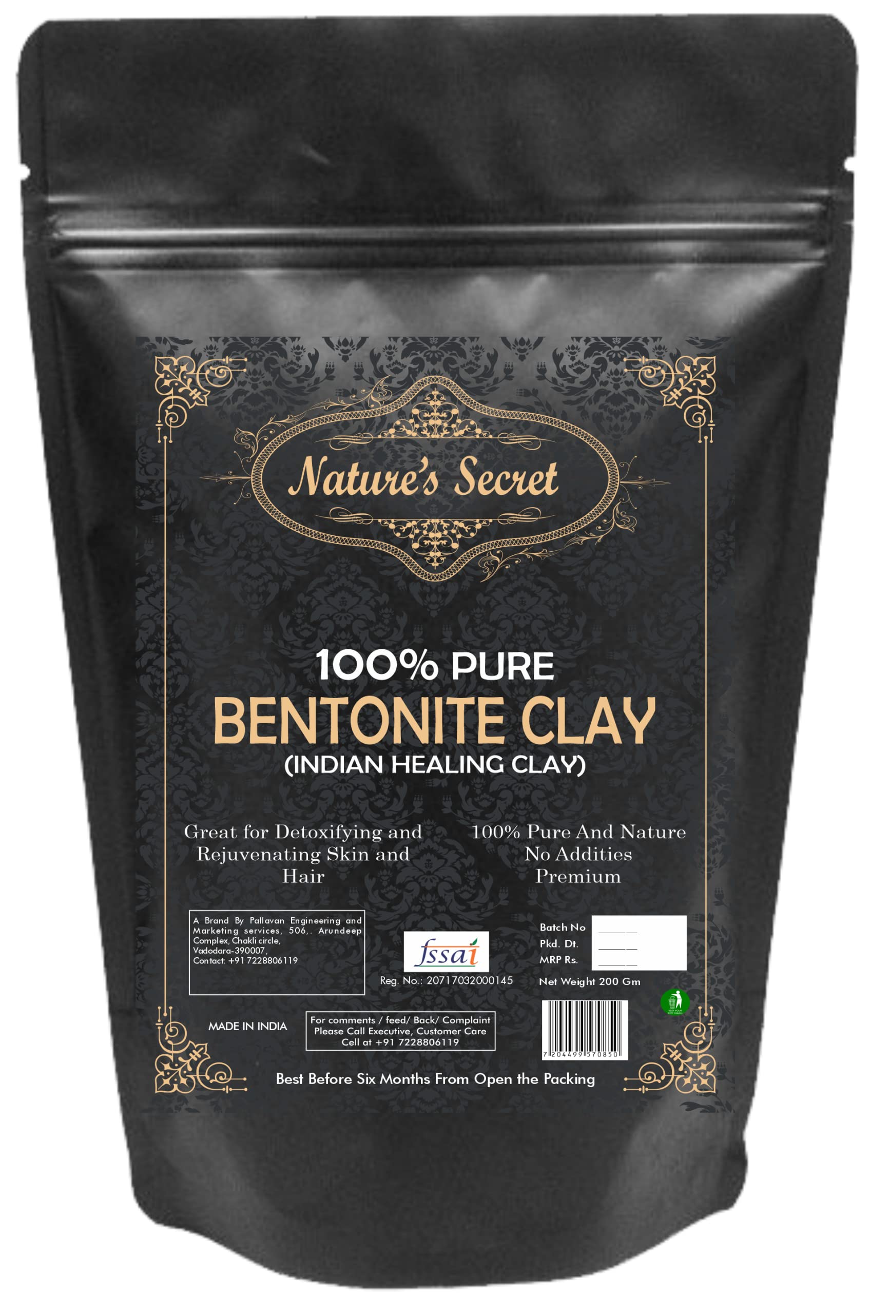 Organic Bentonite Clay Detox Mask | Nature's Secret