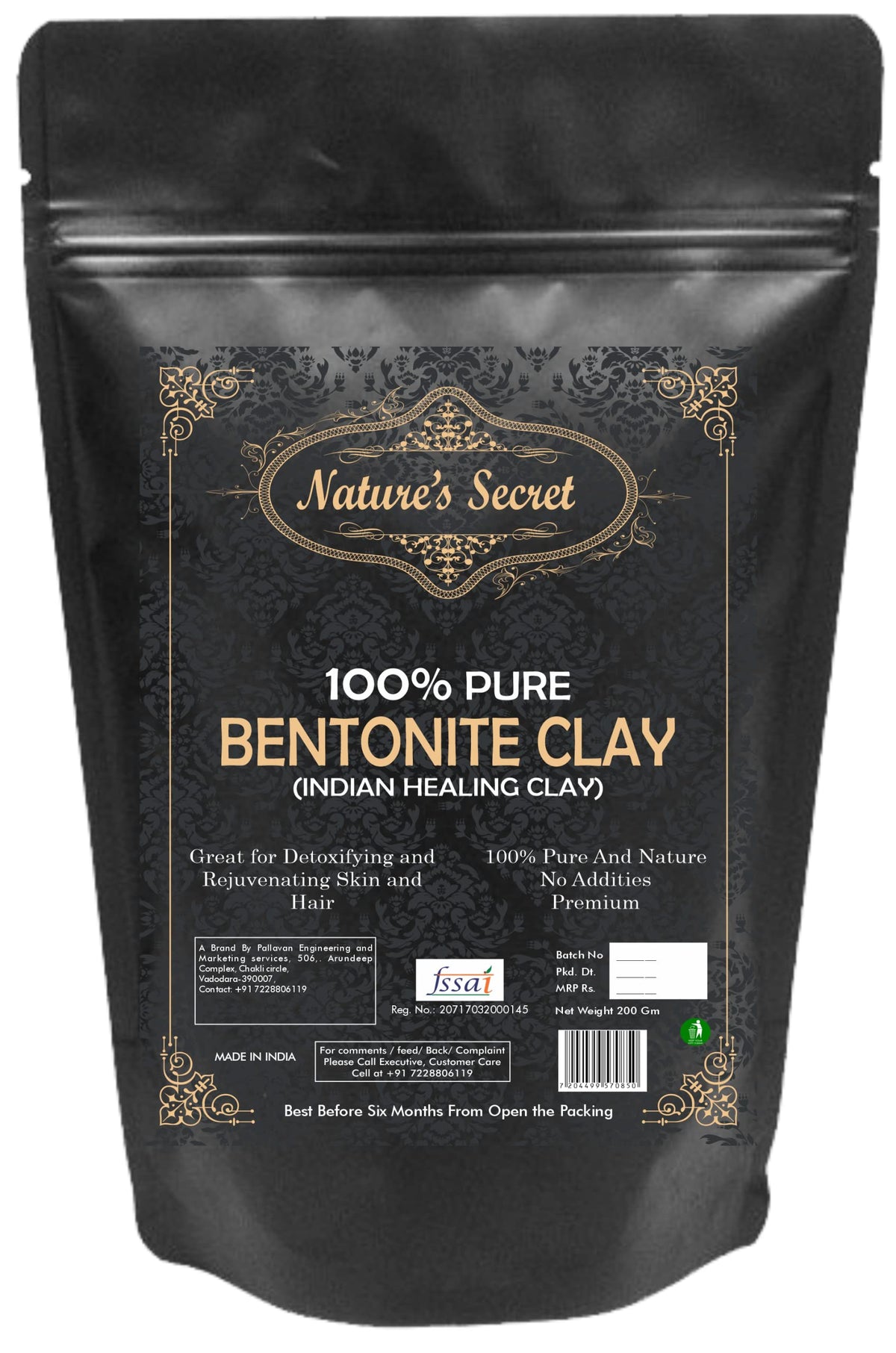 Organic Bentonite Clay Detox Mask | Nature's Secret