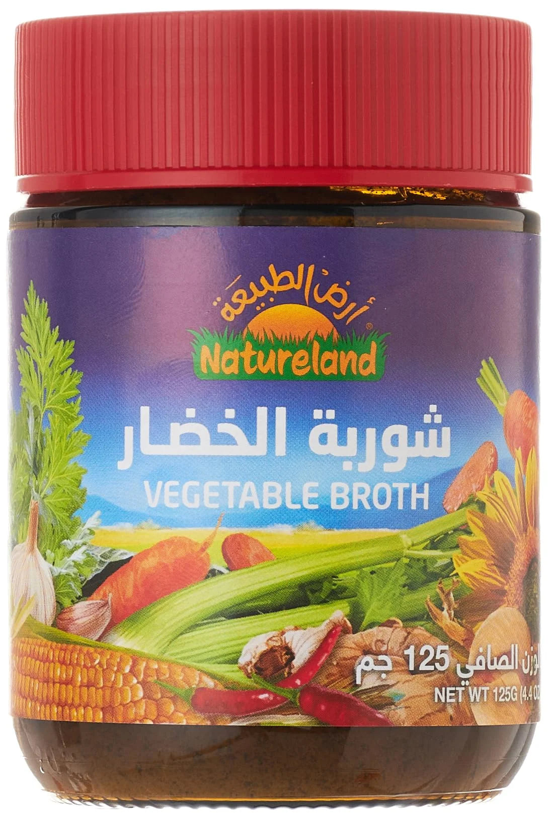 Natureland Vegetable Broth Extract, 125g - Natural Umami Essence