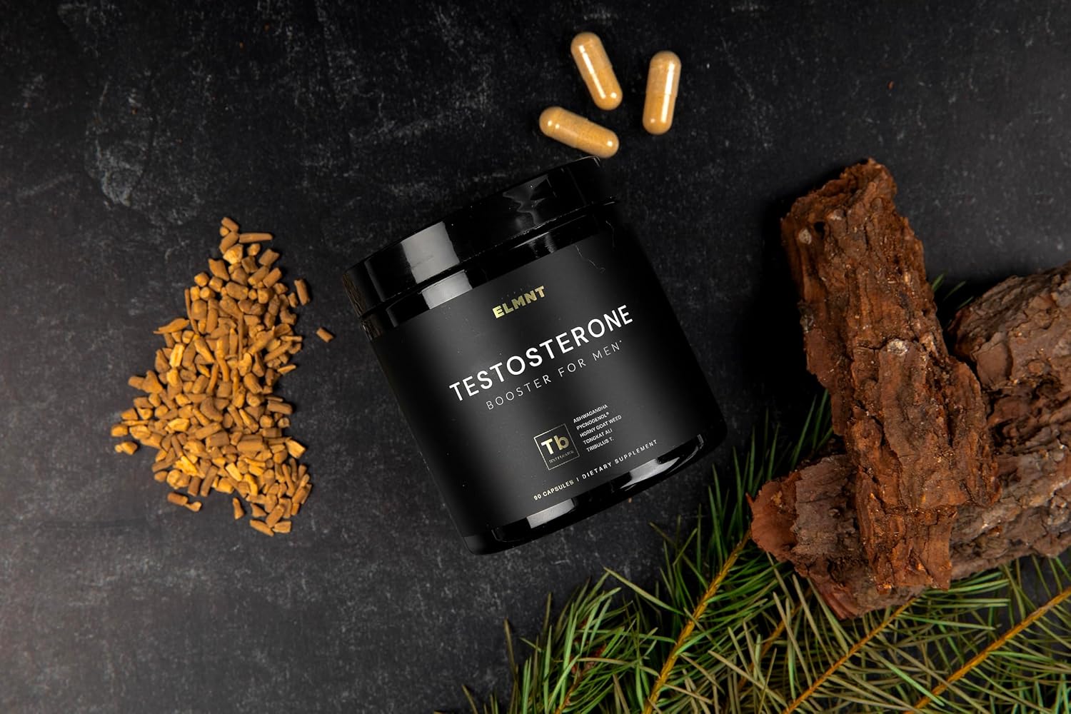 21,800mg Testosterone Booster، 8X قوة مع Ashwagandha، Tongkat Ali، Pycnogenol، Tribulus، 60 كبسولة.