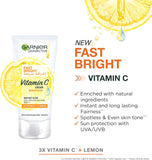 Garnier Fast Bright Day Cream: 3X Vit C for Brighter Skin, 50ml