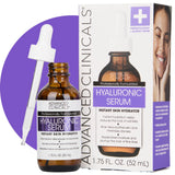 Advanced Clinicals Hyaluronic Acid Serum - Hydrating & Plumping Facial Serum