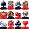 12 Pack Casino Table Toppers - Birthday Themed Party Decorations