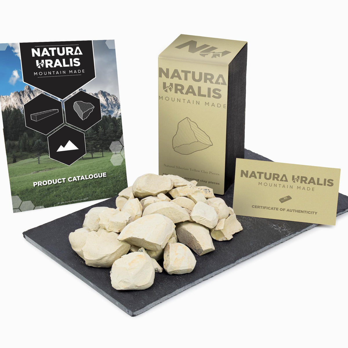 Natura Uralis Siberian Clay Mask - 200g - Yellow Clay - ASMR Texture