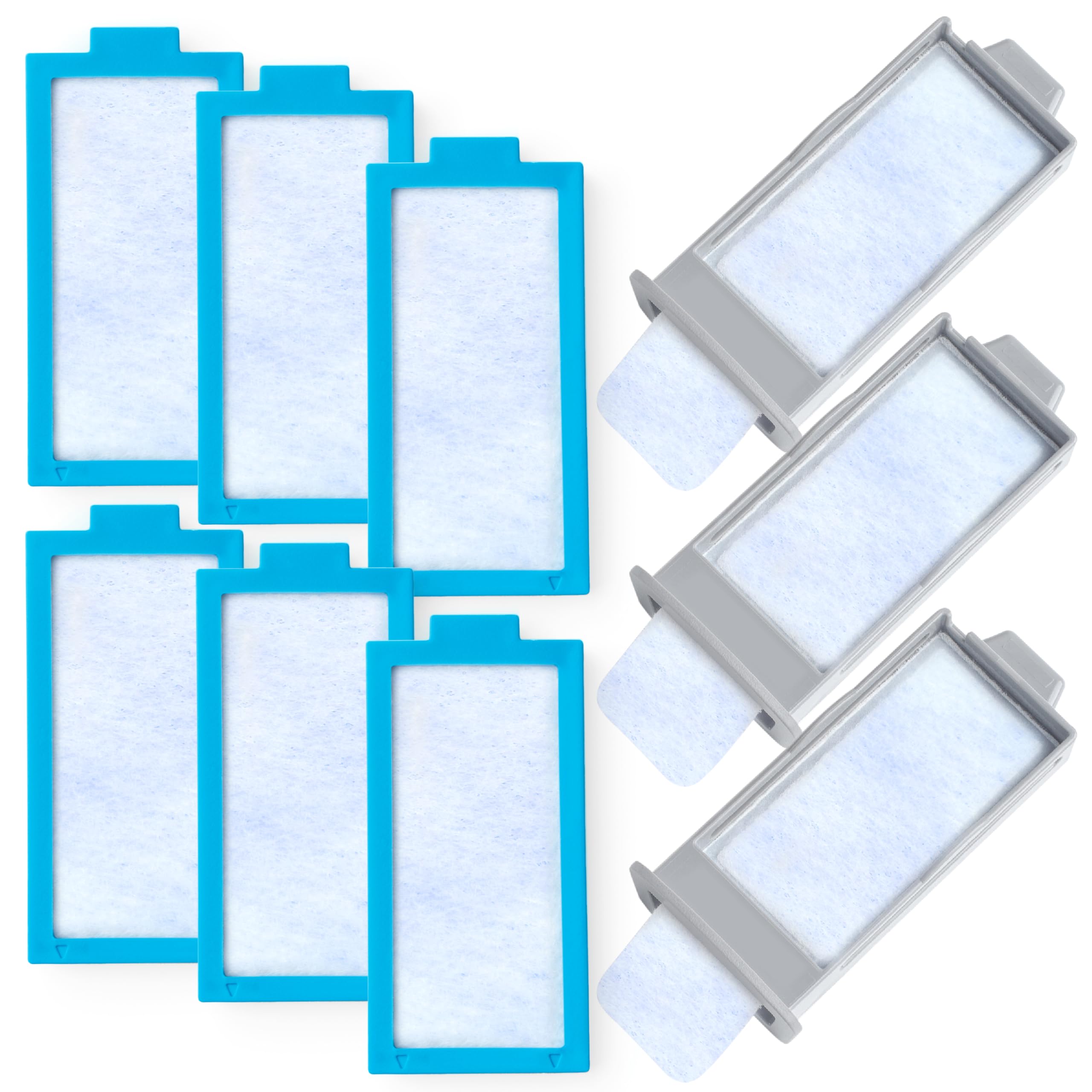 RespLabs Medical Inc. CPAP Filters for Philips Respironics DreamStation 2 (9-Pack: 6 Disposable, 3 Reusable)