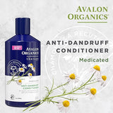 Avalon Organics Therapy Medicated Anti-Dandruff Conditioner, Soothes Scalp, 14oz
