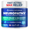 OWELL NATURALS Neuropathy Nerve Relief Cream - Extra Strength for Foot, Hands, Legs