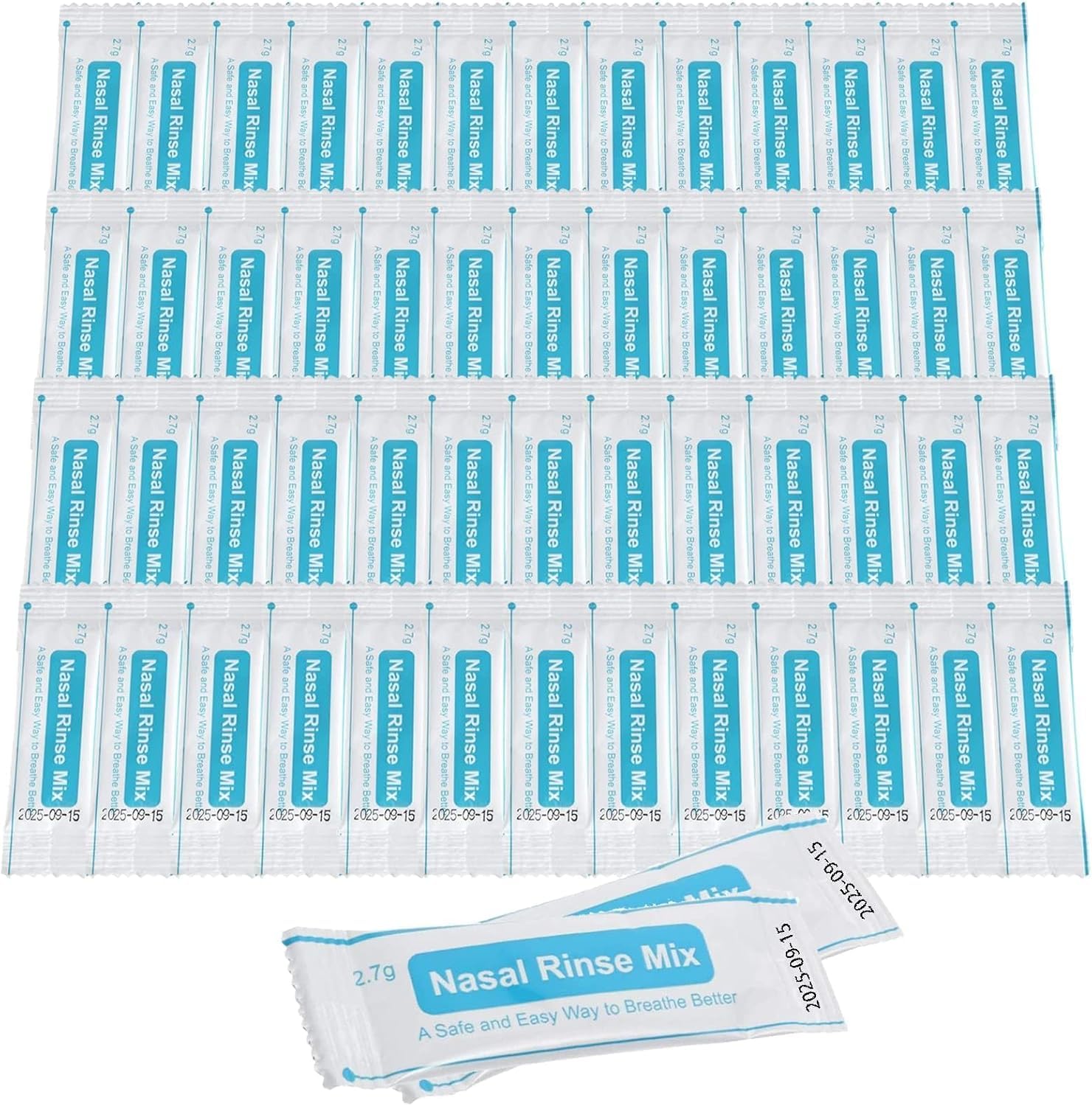 Nasal Cleansing Salt Packs - 40 Count for Neti Pots & Rinsing Systems