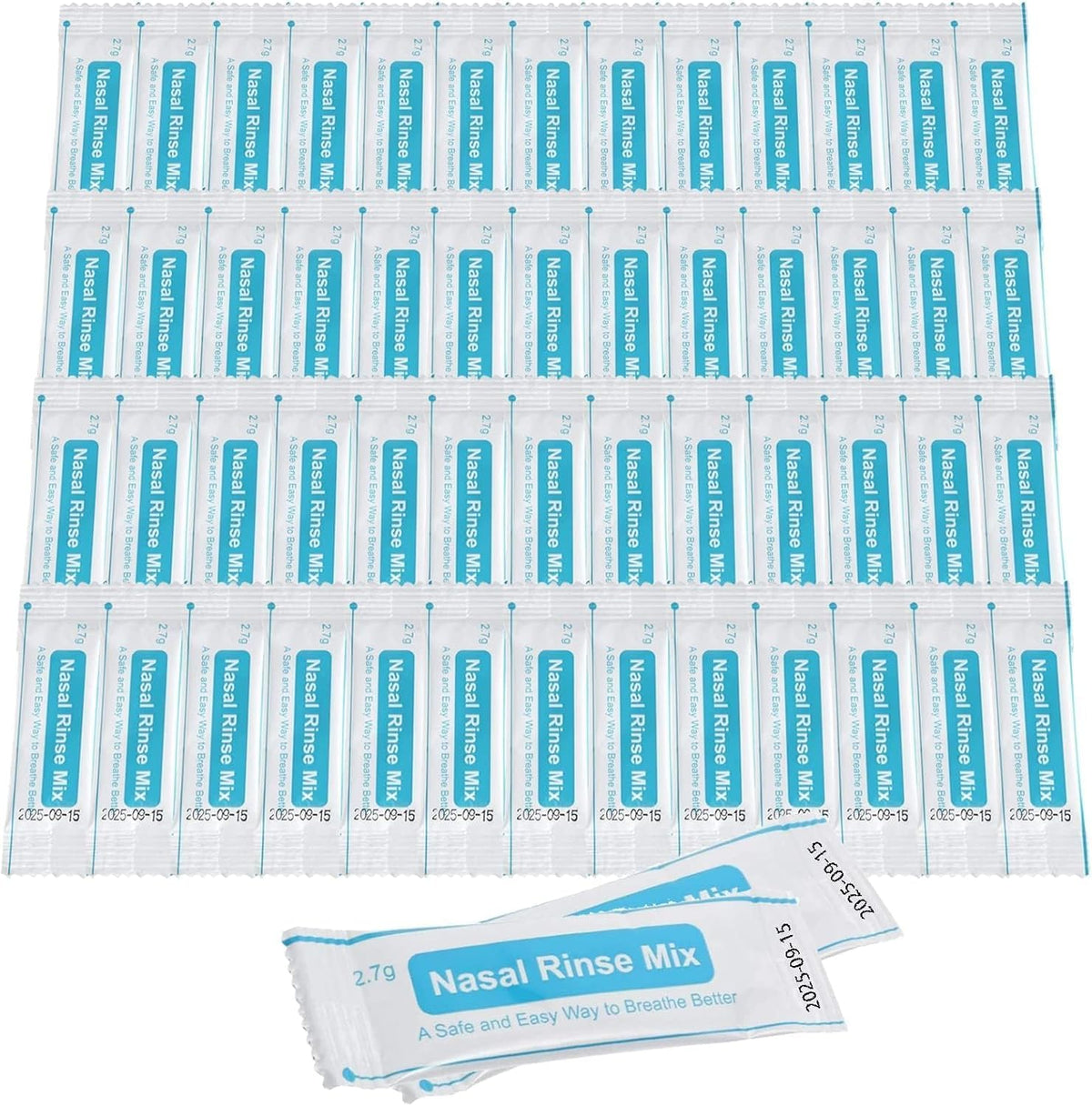 Nasal Cleansing Salt Packs - 40 Count for Neti Pots & Rinsing Systems