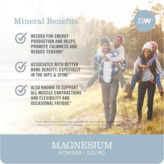 NatureWise Magnesium Citrate Powder 325 mg - for Sleep Support + Calm + Muscle & Bone Health - Strawberry Lemonade Flavor - Non-GMO, Gluten-Free - 60 Servings[2-Month Supply]