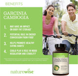 مكمل Garcinia Cambogia من NatureWise 60% HCA لدعم أهداف الوزن
