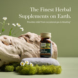 Gaia Herbs RapidRelief Fast-Acting Gas & Bloating Herbal Capsules, 50