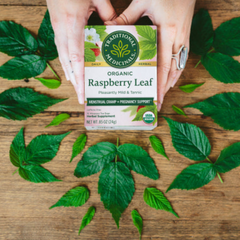 شاي أوراق التوت البري العضوي من شركة Traditional Medicinals، 16 كيسًا