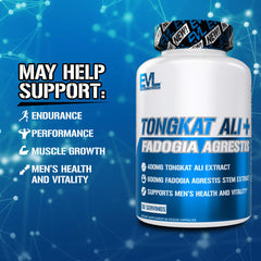 EVLution Nutrition, Tongkat Ali + Fadogia Agrestis, 400 mg, 60 Veggie Capsules (200 mg per Capsule)