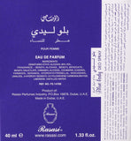 Rasasi Blue Lady Eau de Parfum with Deodorant Spray - 40/50ml