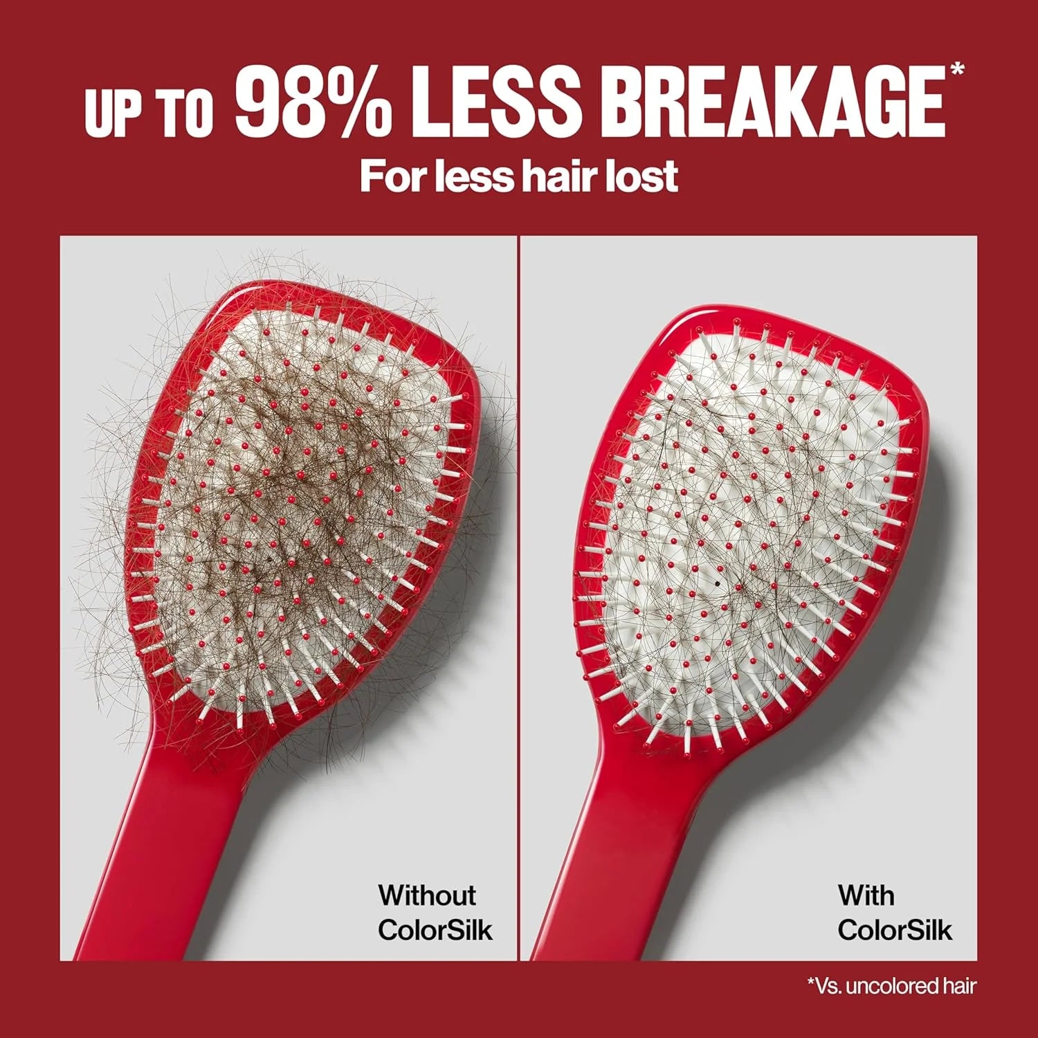 REVLON Colorsilk - صبغة شعر دائمة اللون، لون بنى فاتح مع تغطية كاملة للشعر الأبيض.