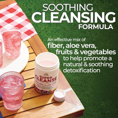 COUNTRY FARMS Super Cleanse, Super Juice Cleanse, Supports Healthy Digestive System, 34 Fruits and Vegetables with Aloe, Promotes Natural Detoxification, Drink Powder, 14 Servings, 9.88 Ounce