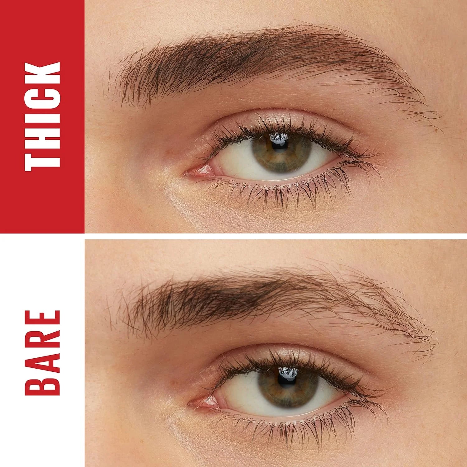 جل Eyebrow من Maybelline لون بني متوسط، مقاوم للماء مع صبغة تستمر حتى 36 ساعة.