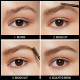 Maybelline Brow Fast Sculpt eyebrow mascara: Black Brown shade for shaping and defining eyebrows.