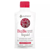 Youtheory, B12B6 On The Go, Raspberry, 12 Packets, 1 fl oz (30 ml) Each 