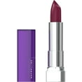 Maybelline Color Sensational lipstick: Berry Go (400) hydrating cream finish lipstick in nude, pink, red, or plum.
