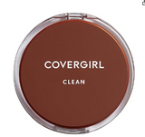 بودرة أساس pressed powder من Covergirl، لون 125 Buff Beige، توفر تغطية طبيعية.