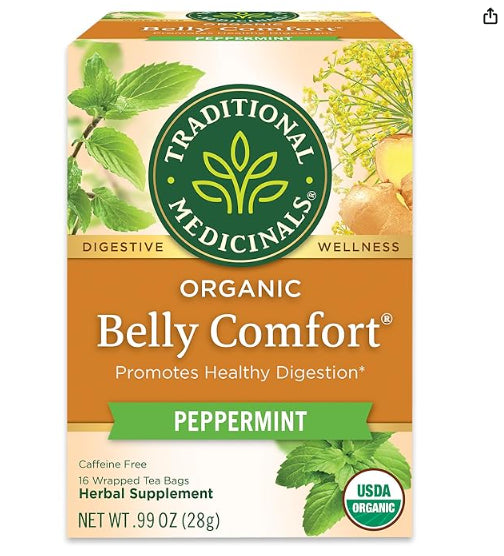 شاي Belly Comfort العضوي، 16 كيس شاي، لتحسين الهضم.