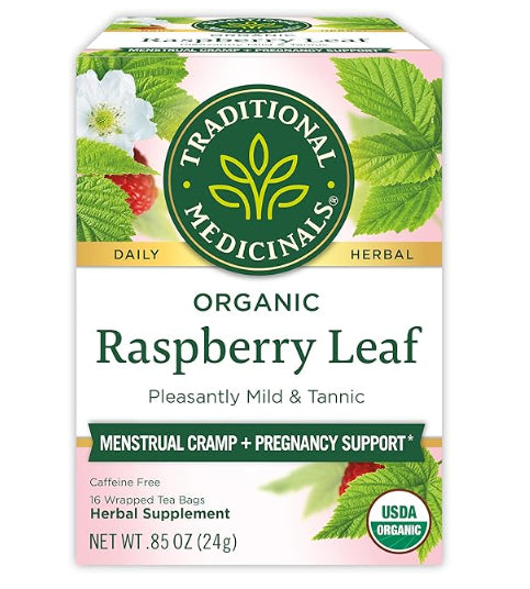 شاي أوراق التوت العضوي من Traditional Medicinals، 16 كيس شاي، لعلاج الم经痛.