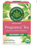 شاي الحمل العضوي من Traditional Medicinals، 16 كيس شاي، لدعم الحمل الصحي.