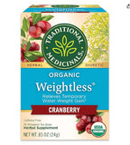 شاي Weightless العضوي، 16 كيس شاي، لتخفيف الوزن الماءي.